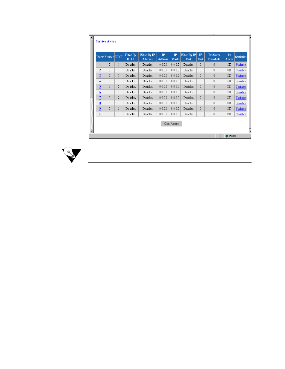 Rule details screen, Rule details screen -39 | Verilink T1 Access Router (34-00327) Product Manual User Manual | Page 67 / 197