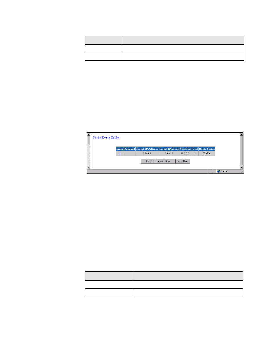 Static routes screen, Static routes screen -52 | Verilink T1 Access Router (34-00327) Product Manual User Manual | Page 80 / 197