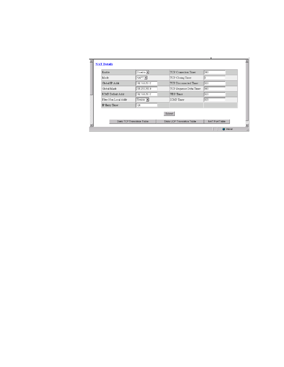 Nat details screen, Nat details screen -77 | Verilink WANsuite 5130 (34-00298.L) Product Manual User Manual | Page 109 / 263