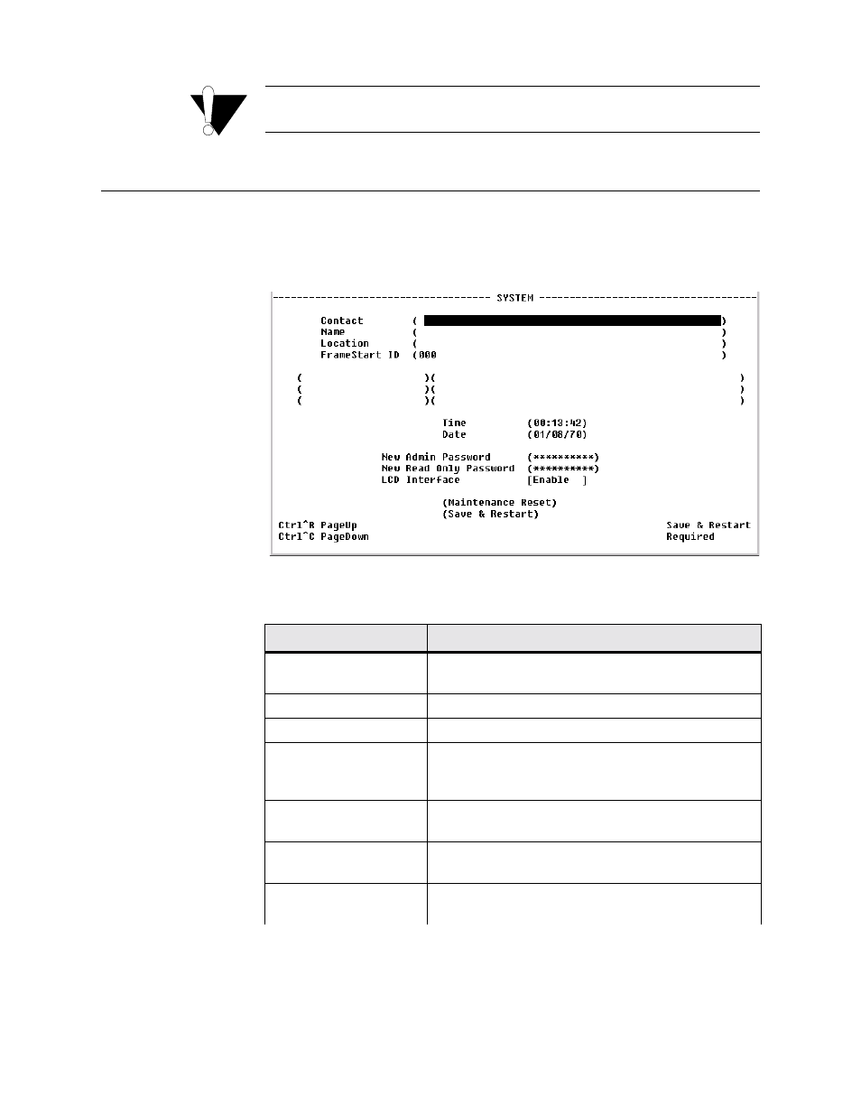 System screen, System screen -4 | Verilink WANsuite 5130 (34-00298.L) Product Manual User Manual | Page 132 / 263