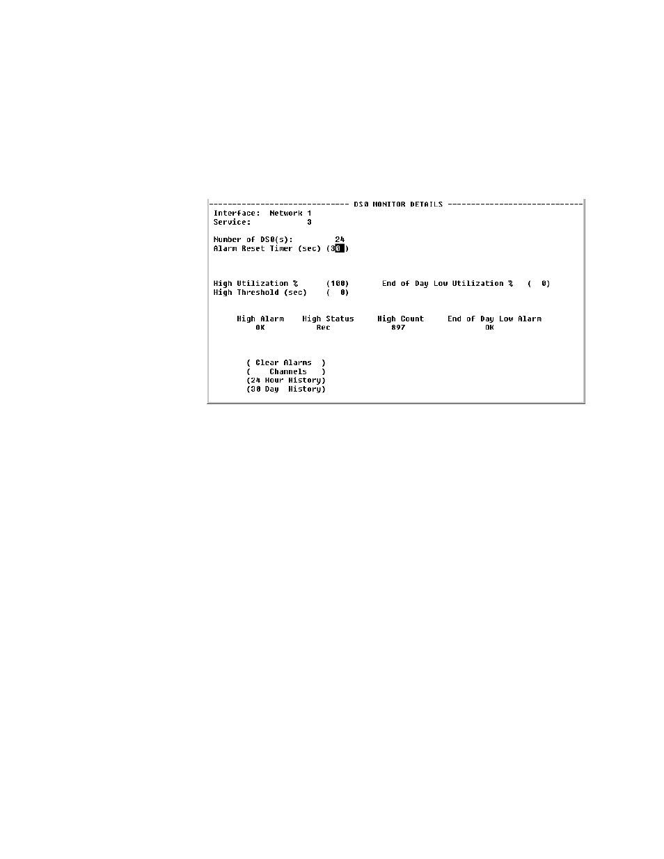 Ds0 monitor details screen (5160 only), Ds0 status and alarm table, Ds0 monitor details screen (5160 only) -24 | Ds0 status and alarm table -24 | Verilink WANsuite 5130 (34-00298.L) Product Manual User Manual | Page 152 / 263