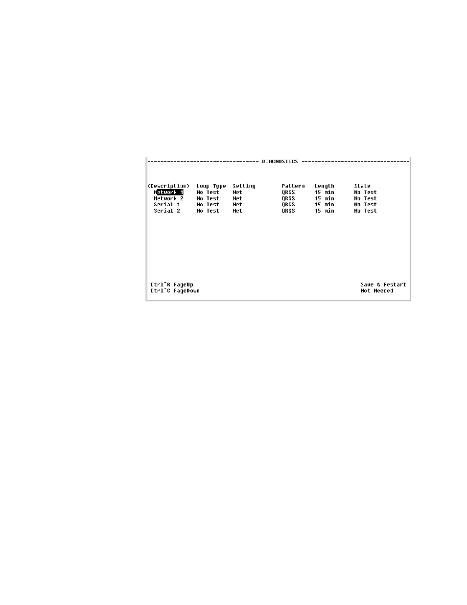 Diagnostics screen, Test details screens, Diagnostics screen -53 | Test details screens -53 | Verilink WANsuite 5130 (34-00298.L) Product Manual User Manual | Page 181 / 263