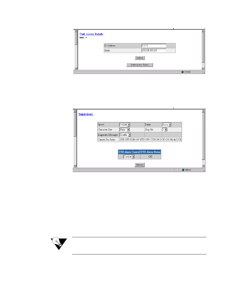 Supervisory screen, Supervisory screen -18 | Verilink WANsuite 5130 (34-00298.L) Product Manual User Manual | Page 50 / 263