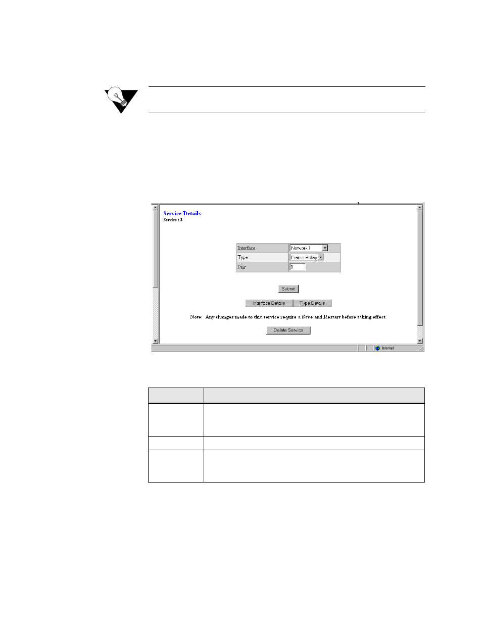 Service details screen, Service details screen -22 | Verilink WANsuite 5130 (34-00298.L) Product Manual User Manual | Page 54 / 263