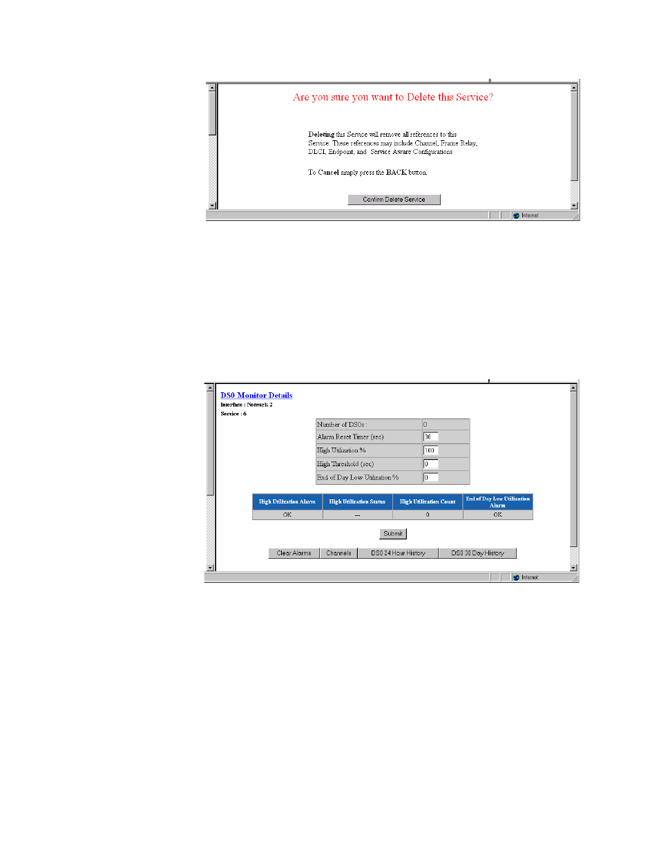 Ds0 monitor details screen (5160 only), Ds0 monitor details screen (5160 only) -24 | Verilink WANsuite 5130 (34-00298.L) Product Manual User Manual | Page 56 / 263