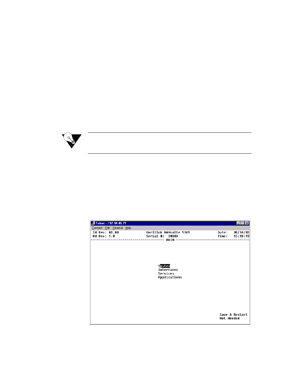 Menu structure, Menu structure -3 | Verilink WANsuite 5165 (34-00301.H) Product Manual User Manual | Page 127 / 235