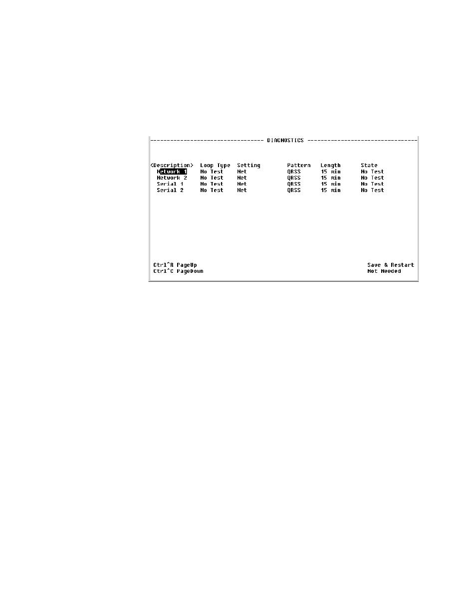 Diagnostics screen, Test details screens, Diagnostics screen -53 | Test details screens -53 | Verilink WANsuite 5165 (34-00301.H) Product Manual User Manual | Page 177 / 235