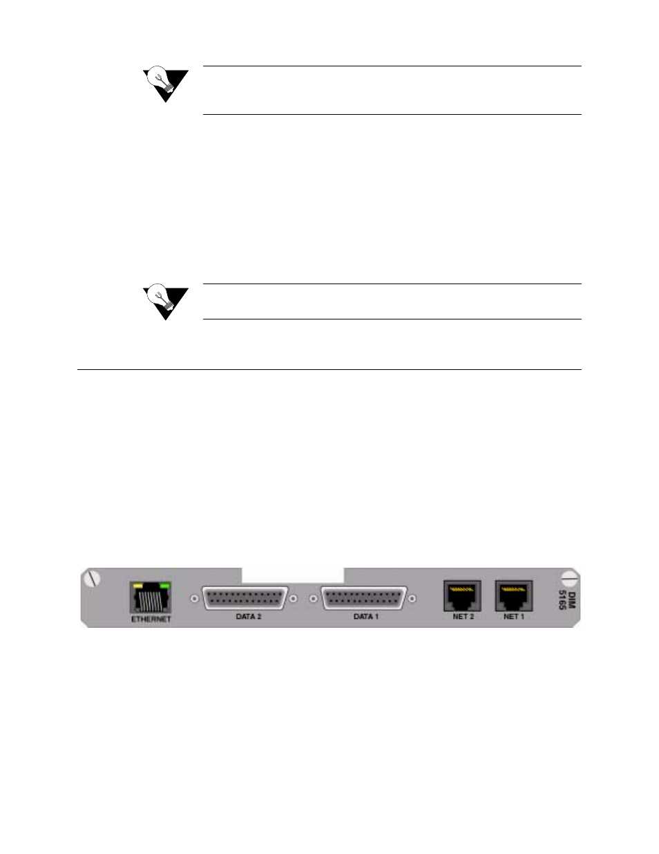 Data interface module (rear panel), 10/100 ethernet, Data interface module (rear panel) -9 | 10/100 ethernet -9 | Verilink WANsuite 5165 (34-00301.H) Product Manual User Manual | Page 23 / 235