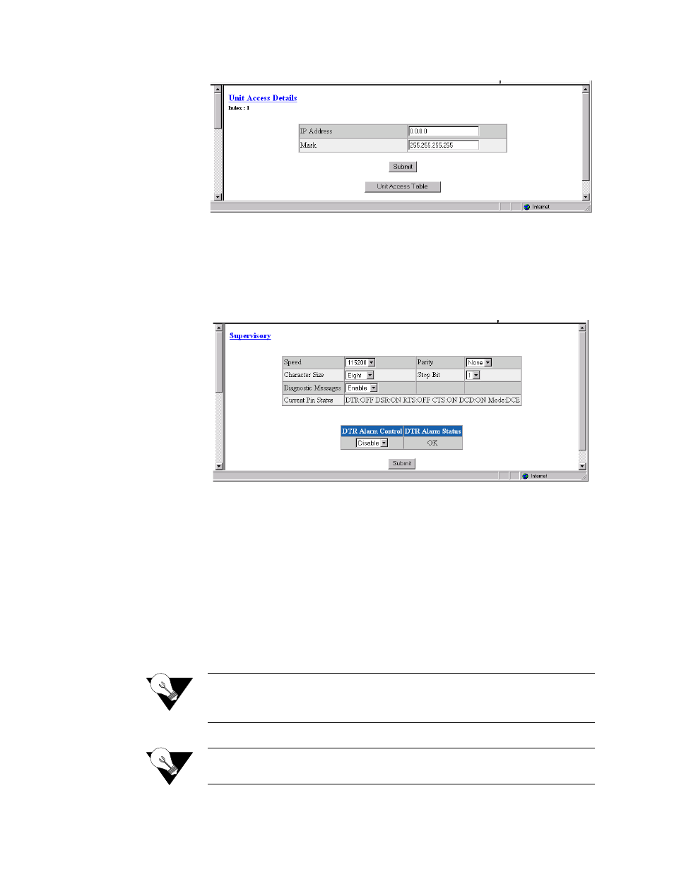 Supervisory screen, Supervisory screen -17 | Verilink WANsuite 5165 (34-00301.H) Product Manual User Manual | Page 47 / 235