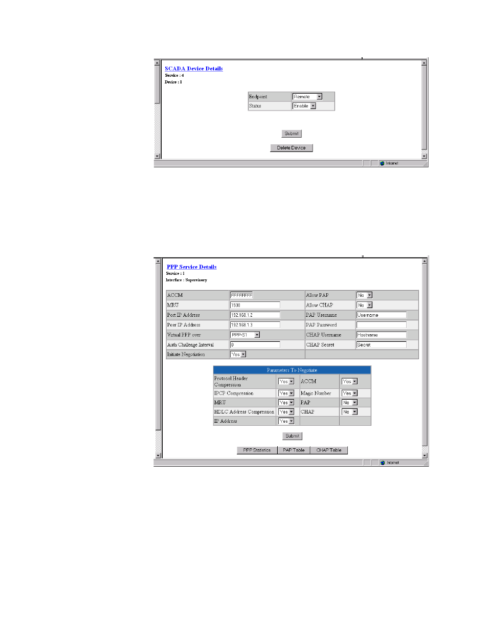 Ppp service details screen, Ppp service details screen -34 | Verilink WANsuite 5165 (34-00301.H) Product Manual User Manual | Page 64 / 235