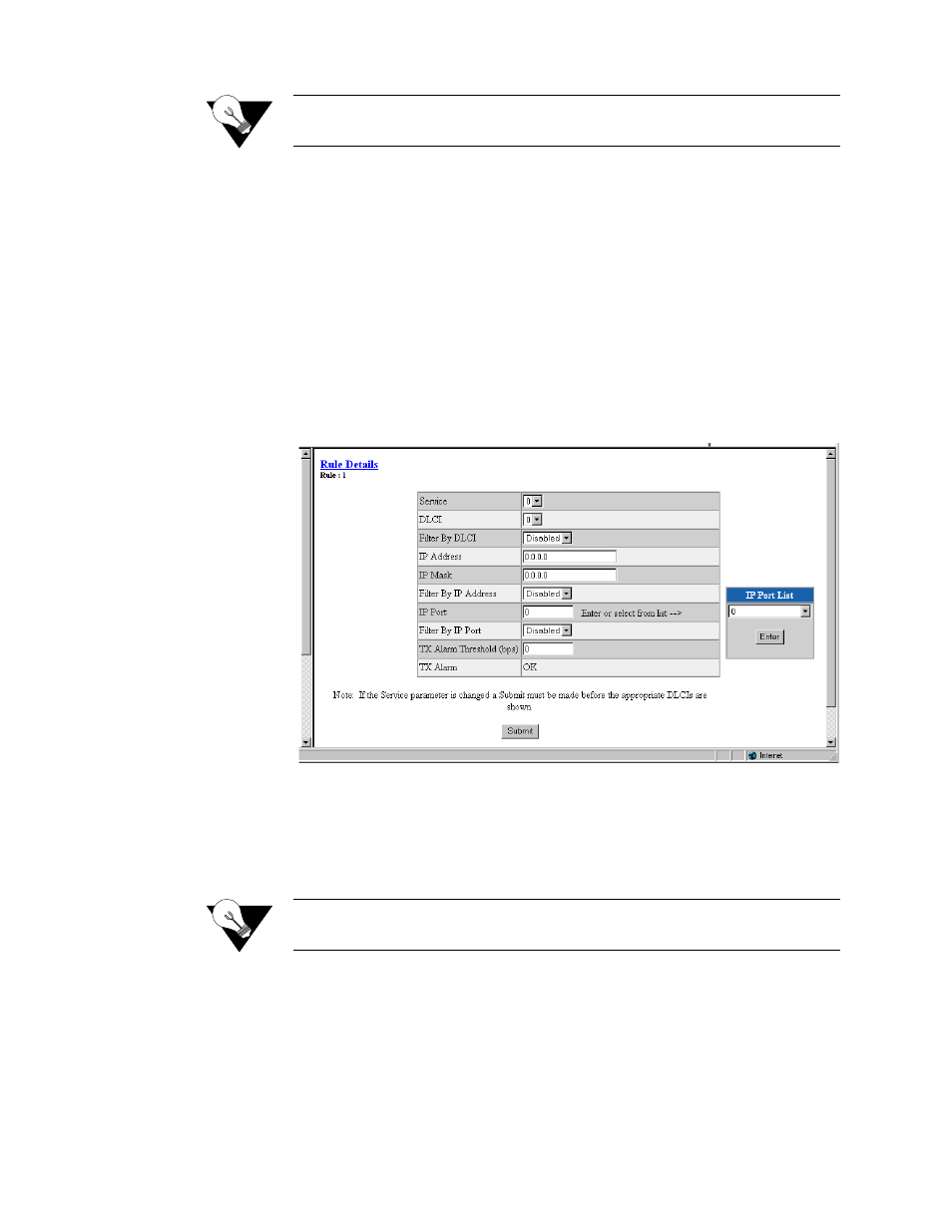 Rule details screen, Rule details screen -49 | Verilink WANsuite 5165 (34-00301.H) Product Manual User Manual | Page 79 / 235