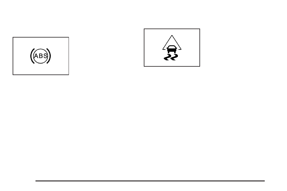 Antilock brake system (abs) warning light, Stabilitrak® indicator light, Indicator light -40 | Stabilitrak, Indicator light | Cadillac 2009 Escalade ESV User Manual | Page 208 / 602