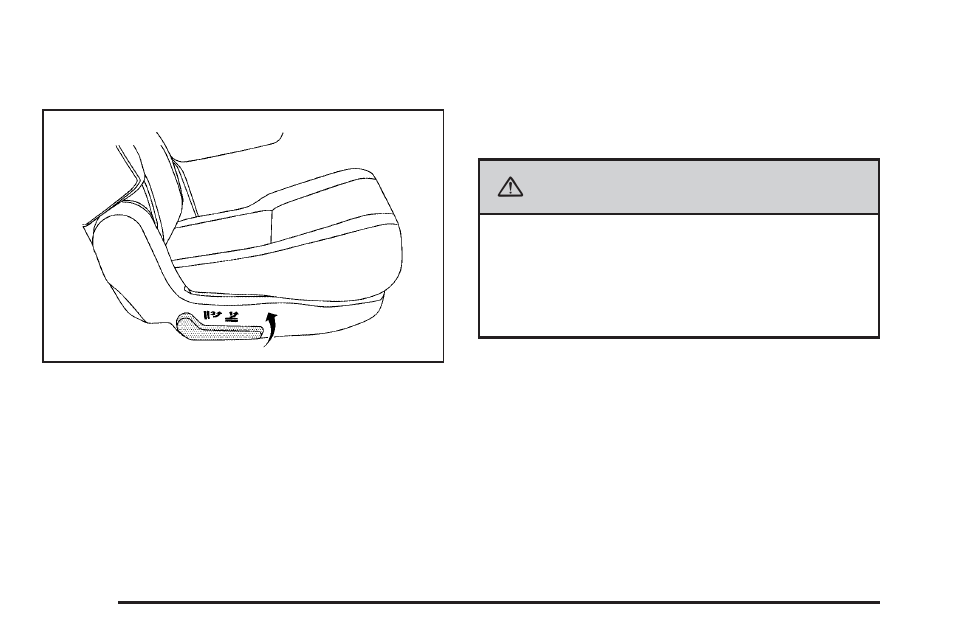 Caution, Reclining seatbacks | Cadillac 2009 Escalade ESV User Manual | Page 24 / 602