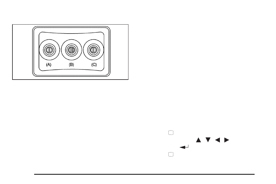 Audio/video (a/v) jacks | Cadillac 2009 Escalade ESV User Manual | Page 258 / 602