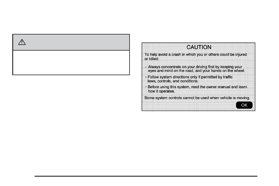 Caution | Cadillac 2009 Escalade ESV User Manual | Page 292 / 602