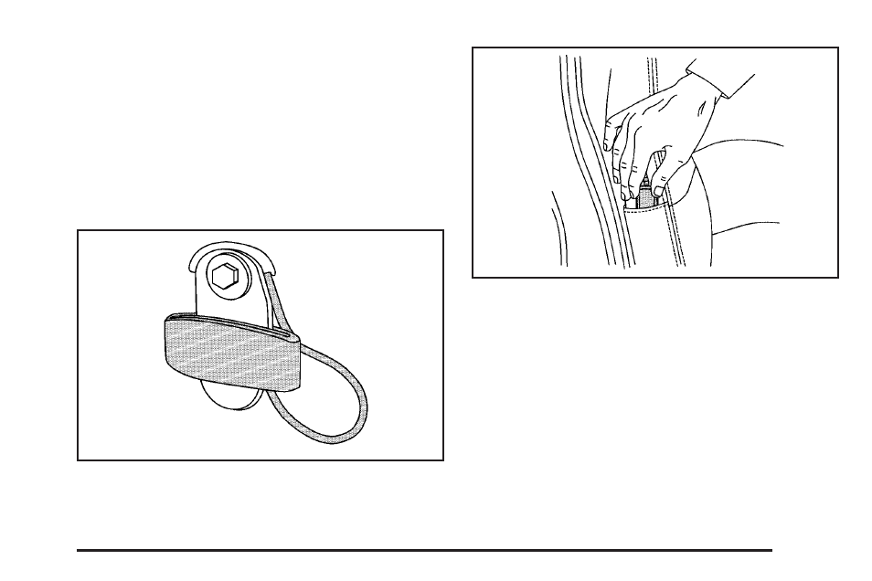 Rear safety belt comfort guides | Cadillac 2009 Escalade ESV User Manual | Page 53 / 602