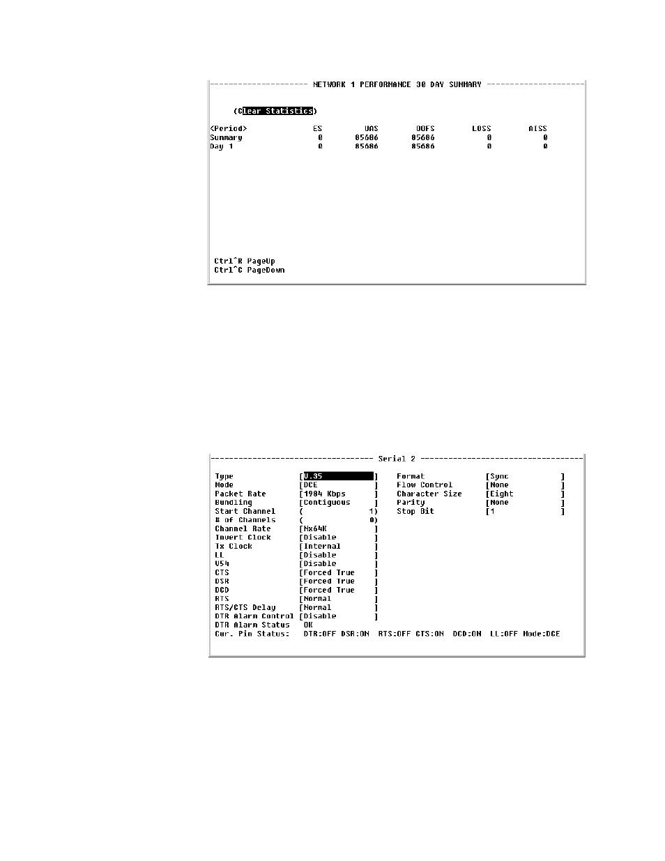 Serial screens, Serial screens -12 | Verilink WANsuite 5230 (34-00304.F) Product Manual User Manual | Page 128 / 233