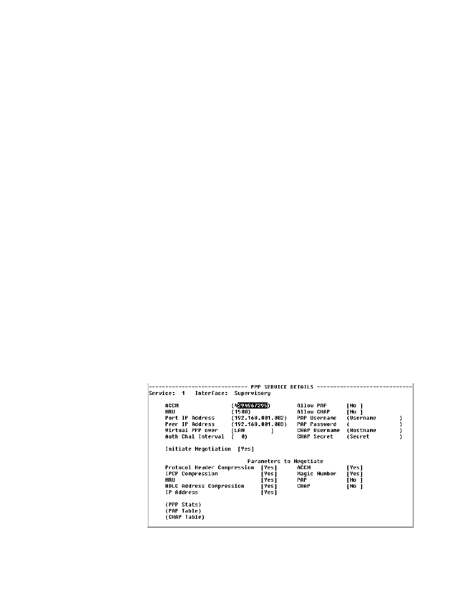 Ppp service details screen, Ppp service details screen -29 | Verilink WANsuite 5230 (34-00304.F) Product Manual User Manual | Page 145 / 233
