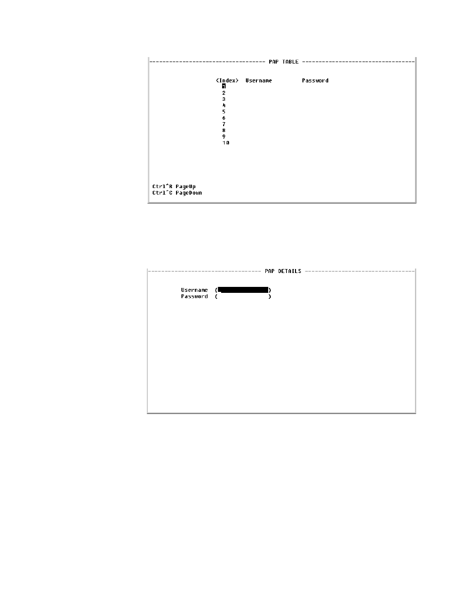 Chap table and details screens, Chap table and details screens -33 | Verilink WANsuite 5230 (34-00304.F) Product Manual User Manual | Page 149 / 233