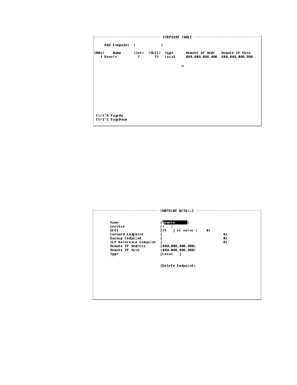 Endpoint details screen, Endpoint details screen -37 | Verilink WANsuite 5230 (34-00304.F) Product Manual User Manual | Page 153 / 233