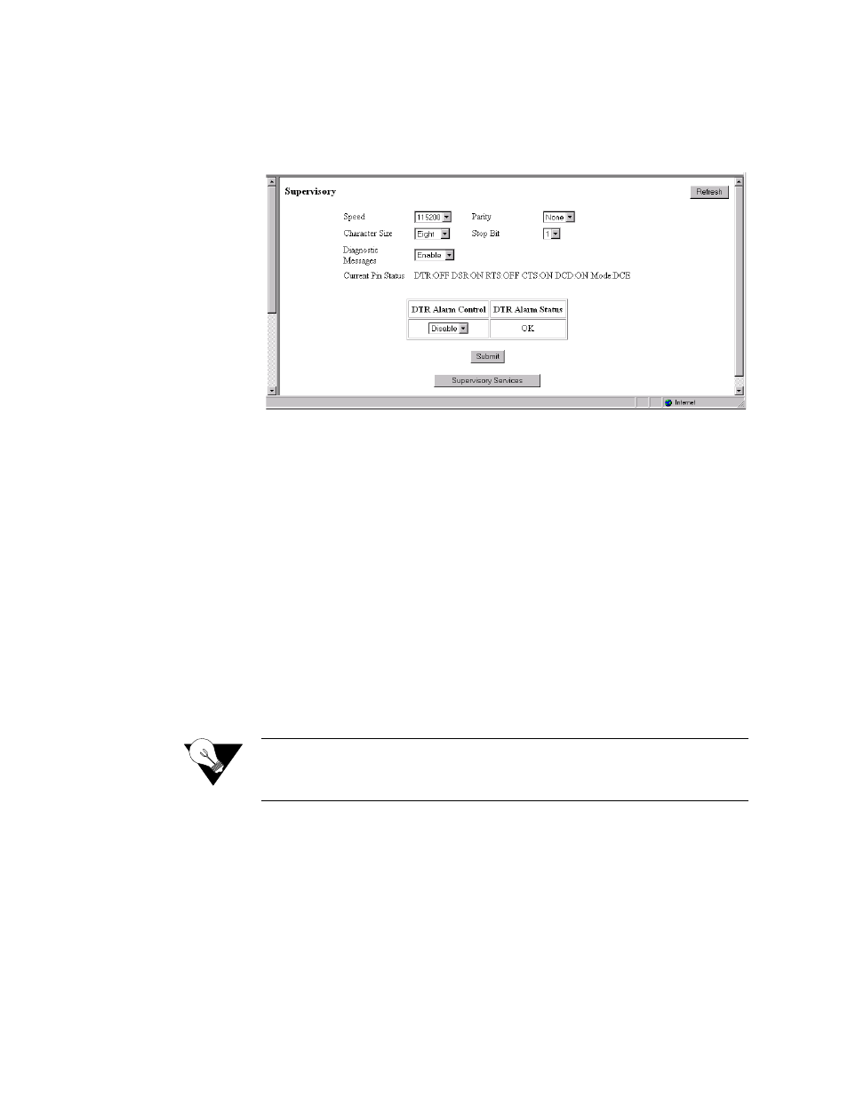 Supervisory screen, Supervisory screen -16 | Verilink WANsuite 5230 (34-00304.F) Product Manual User Manual | Page 46 / 233