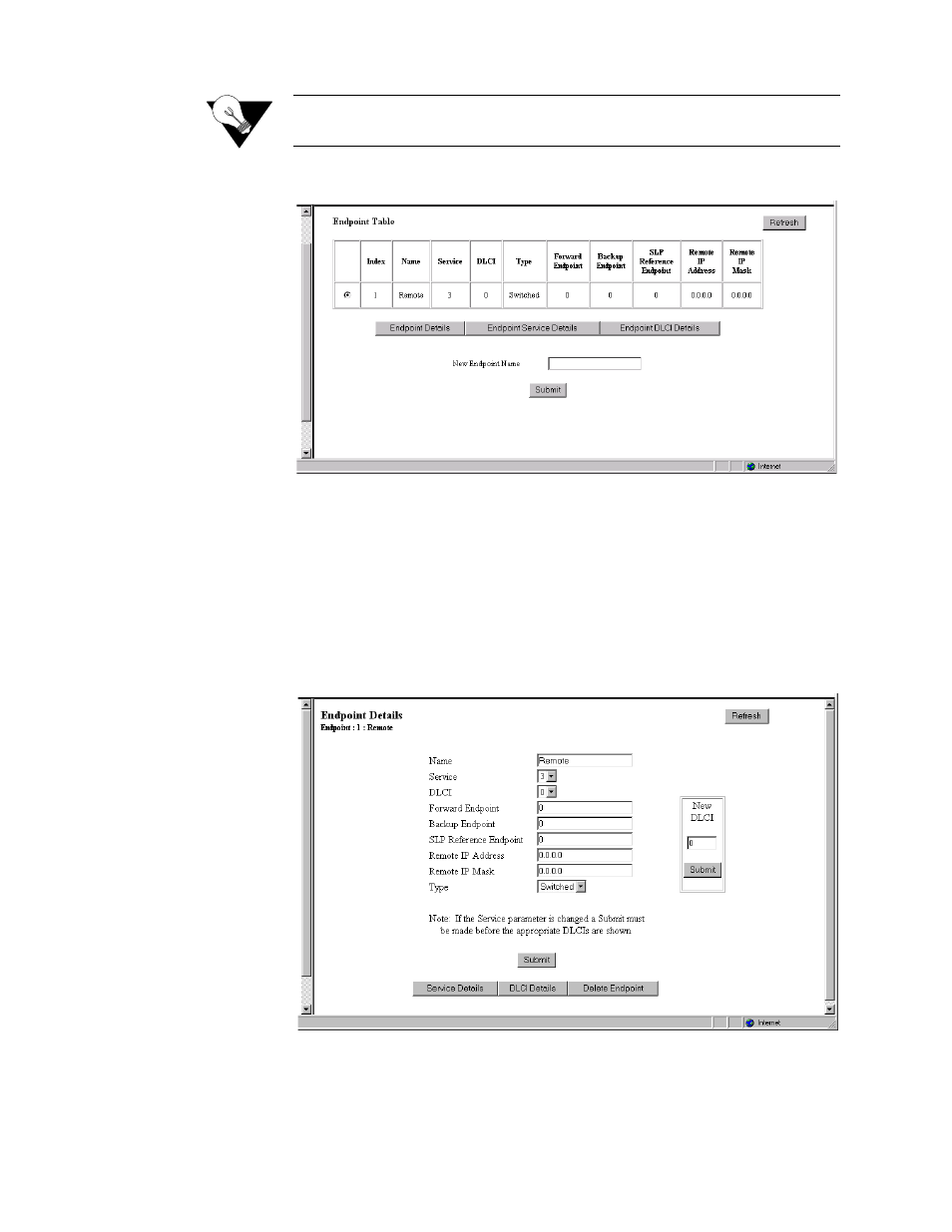 Endpoint details screen, Endpoint details screen -37, Figure 3.30) | Verilink WANsuite 5230 (34-00304.F) Product Manual User Manual | Page 67 / 233