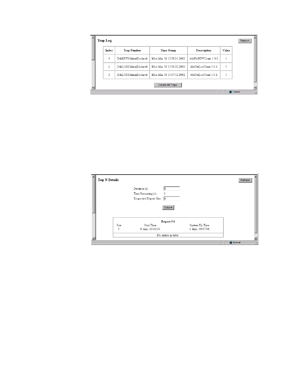 Top talkers (top n details screen), Top talkers (top n details screen) -54 | Verilink WANsuite 5230 (34-00304.F) Product Manual User Manual | Page 84 / 233