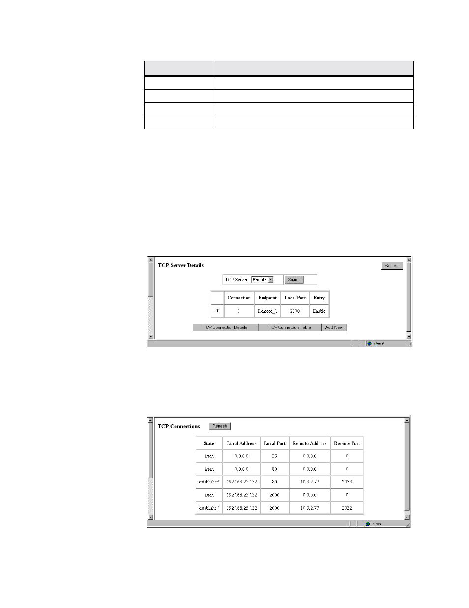 Tcp server, Tcp server details screen, Tcp server -69 | Tcp server details screen -69 | Verilink WANsuite 5230 (34-00304.F) Product Manual User Manual | Page 99 / 233