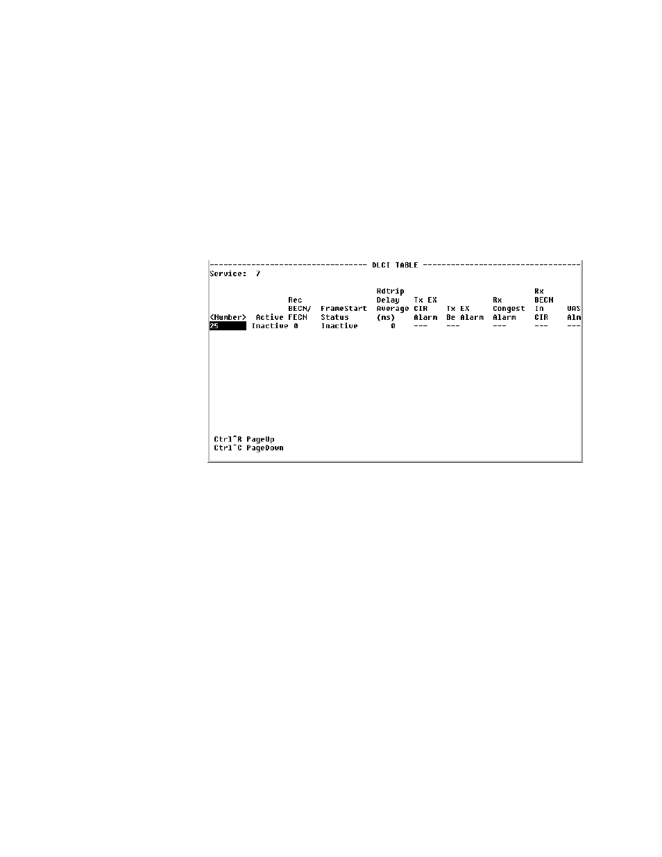 Dlci table screen, Service aware screen, Dlci table screen -34 | Service aware screen -34 | Verilink WANsuite 5330 (34-00302.F) Product Manual User Manual | Page 112 / 135