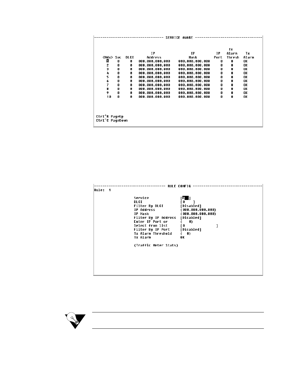 Rule config screen, Rule config screen -35, Figure 4.25) | Verilink WANsuite 5330 (34-00302.F) Product Manual User Manual | Page 113 / 135