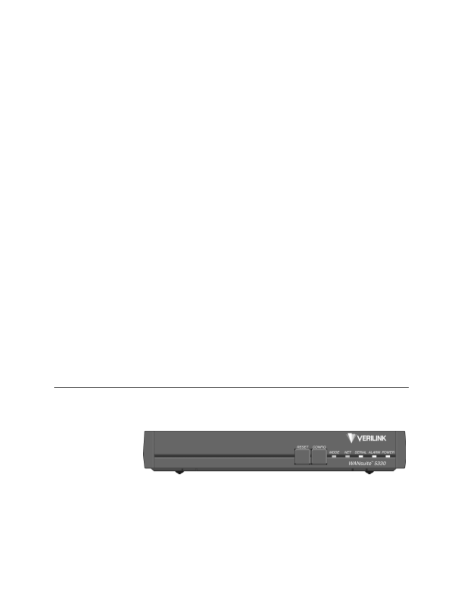 Front panel, Front panel -5 | Verilink WANsuite 5330 (34-00302.F) Product Manual User Manual | Page 19 / 135