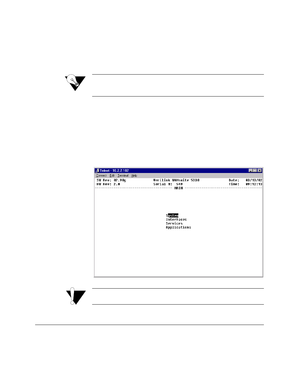 Menu structure, System screen, Menu structure -3 | System screen -3 | Verilink WANsuite 5330 (34-00302.F) Product Manual User Manual | Page 81 / 135