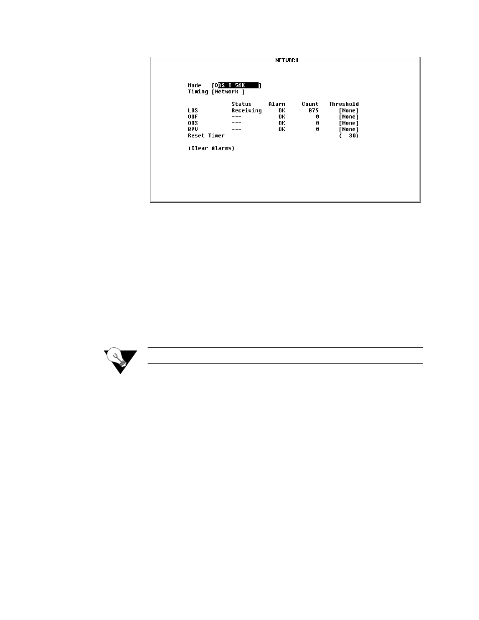 Error status and alarm thresholds table, Error status and alarm thresholds table -7 | Verilink WANsuite 5330 (34-00302.F) Product Manual User Manual | Page 85 / 135