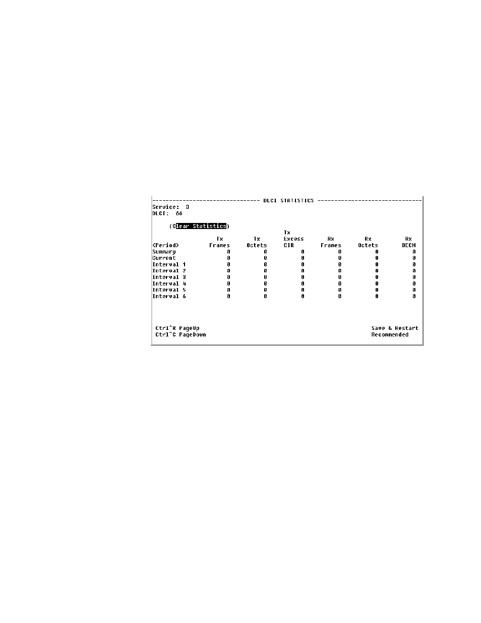 Dlci statistics screen, Dlci statistics screen -39 | Verilink WANsuite 5370 (34-00310.D) Product Manual User Manual | Page 155 / 235