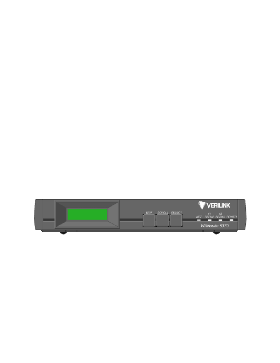 Chapter 5 front panel lcd interface, Introduction, Description of front panel | Introduction -1, Description of front panel -1, Chapter 5, "front panel lcd interface, Lcd i | Verilink WANsuite 5370 (34-00310.D) Product Manual User Manual | Page 199 / 235