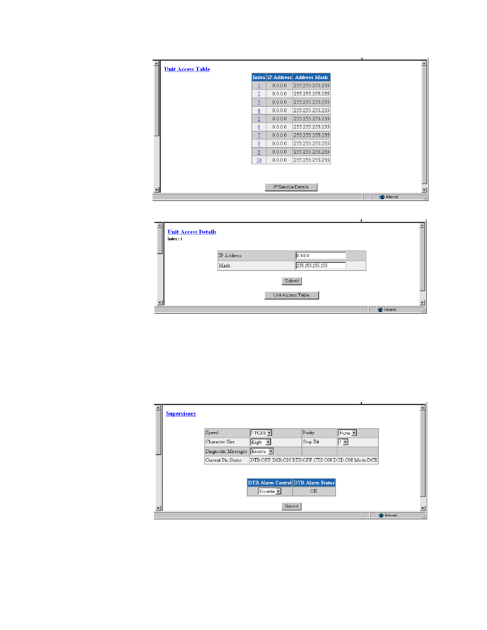 Supervisory screen, Supervisory screen -13, Figure 3.9) | Figure 3.10) | Verilink WANsuite 5370 (34-00310.D) Product Manual User Manual | Page 43 / 235