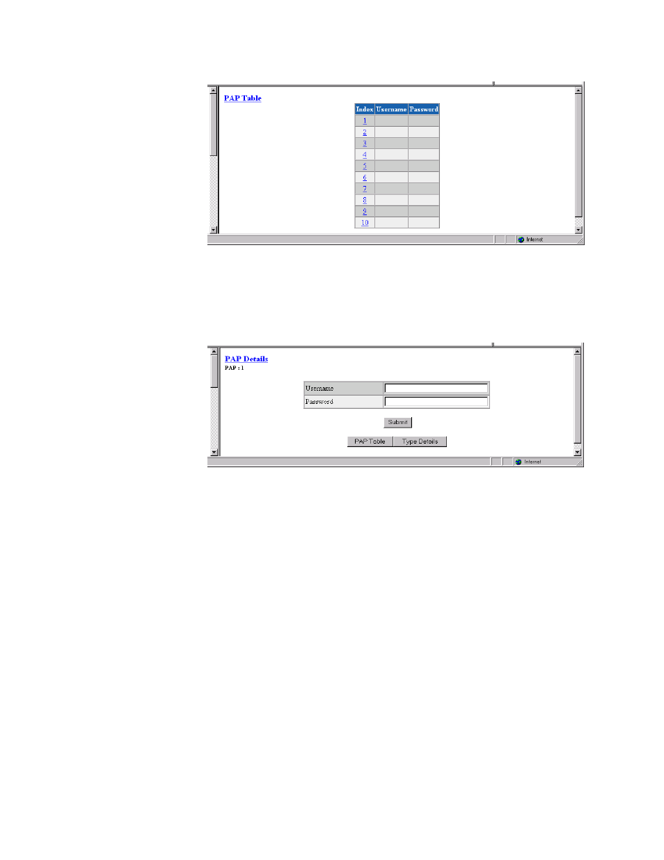 Chap table, Chap table -32 | Verilink WANsuite 5370 (34-00310.D) Product Manual User Manual | Page 62 / 235