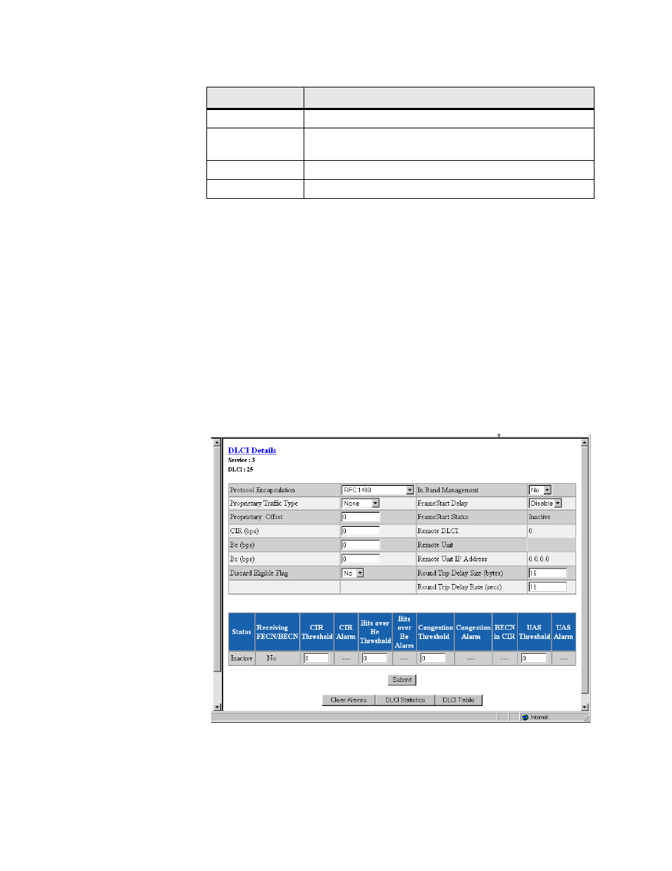 Endpoint service details screen, Dlci details screen | Verilink WANsuite 5370 (34-00310.D) Product Manual User Manual | Page 67 / 235