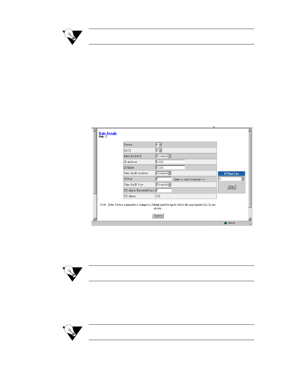 Rule details screen, Rule details screen -43 | Verilink WANsuite 5370 (34-00310.D) Product Manual User Manual | Page 73 / 235
