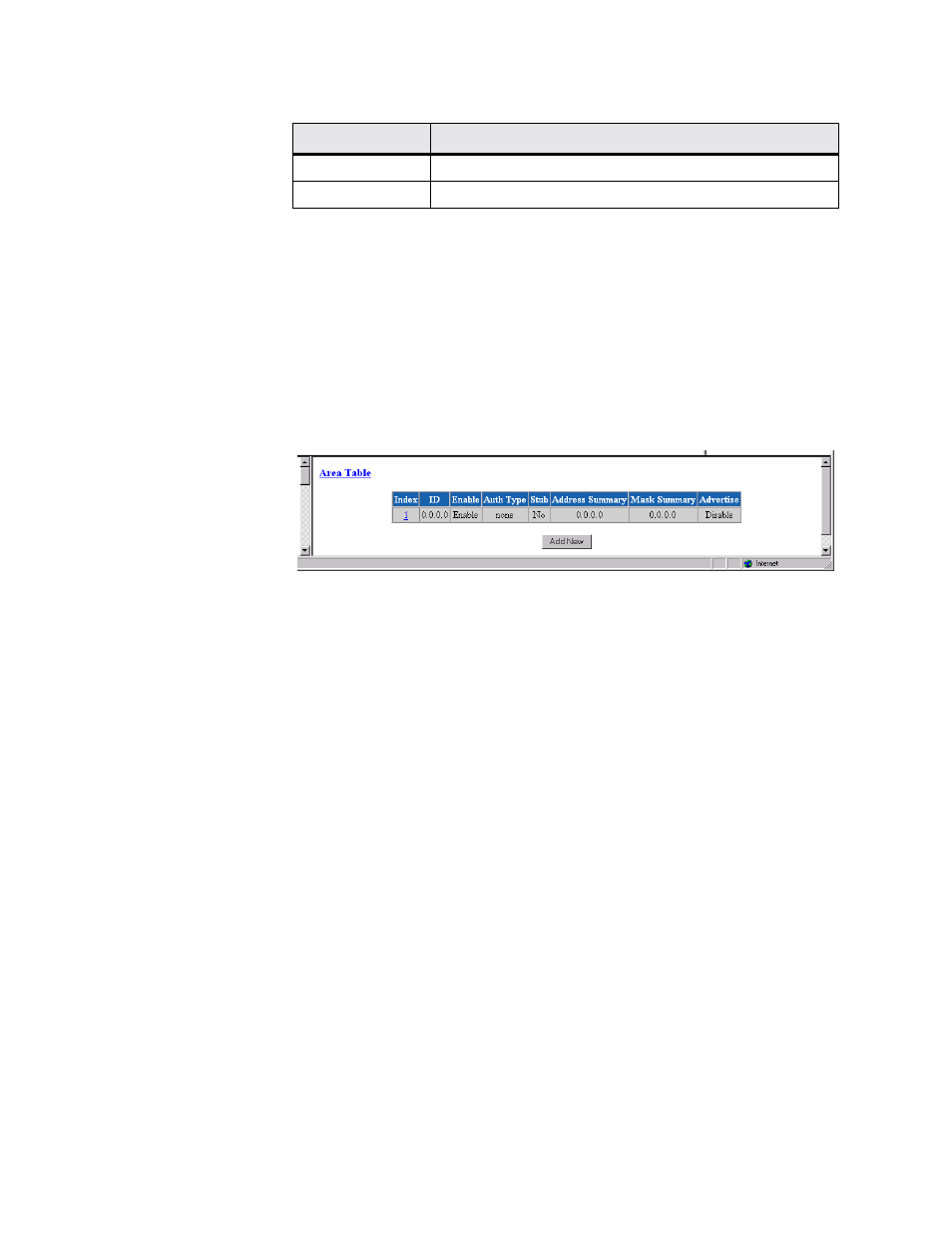Area table screen, Area table screen -61 | Verilink WANsuite 5370 (34-00310.D) Product Manual User Manual | Page 91 / 235