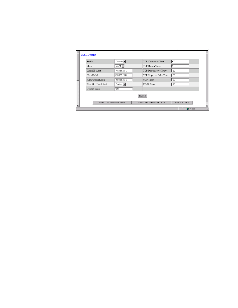 Nat details screen, Nat details screen -67 | Verilink WANsuite 5370 (34-00310.D) Product Manual User Manual | Page 97 / 235