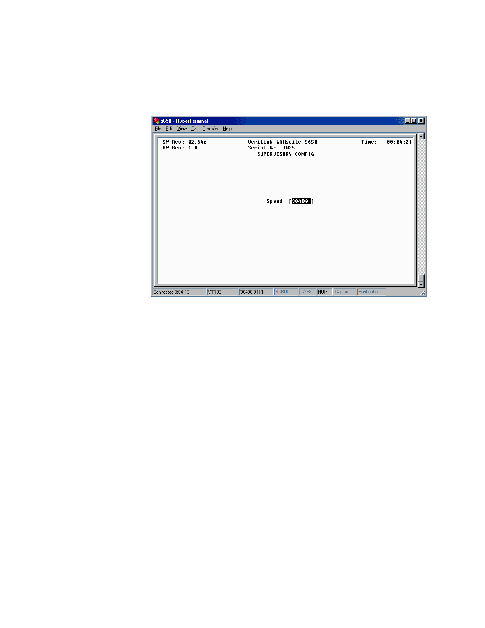 Supervisory screen, Supervisory screen -27 | Verilink WANsuite 5650 (34-00314.E) Product Manual User Manual | Page 49 / 68