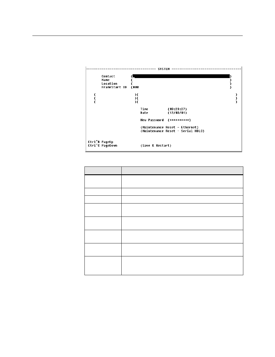 System screen, System screen -4 | Verilink WANsuite 6x30 (34-00315.B) Product Manual User Manual | Page 102 / 181