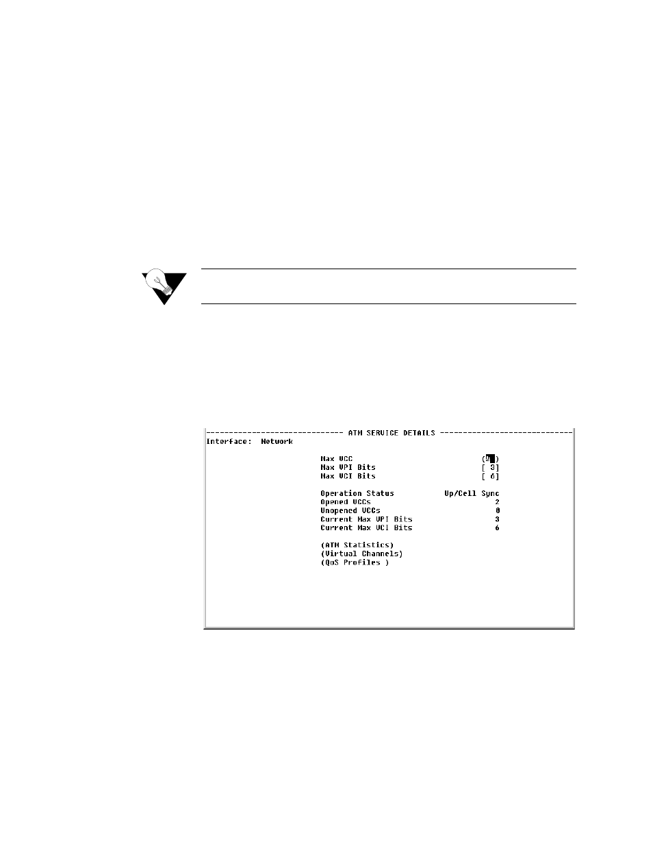 Ip service details screen, Atm service details screen | Verilink WANsuite 6x30 (34-00315.B) Product Manual User Manual | Page 125 / 181