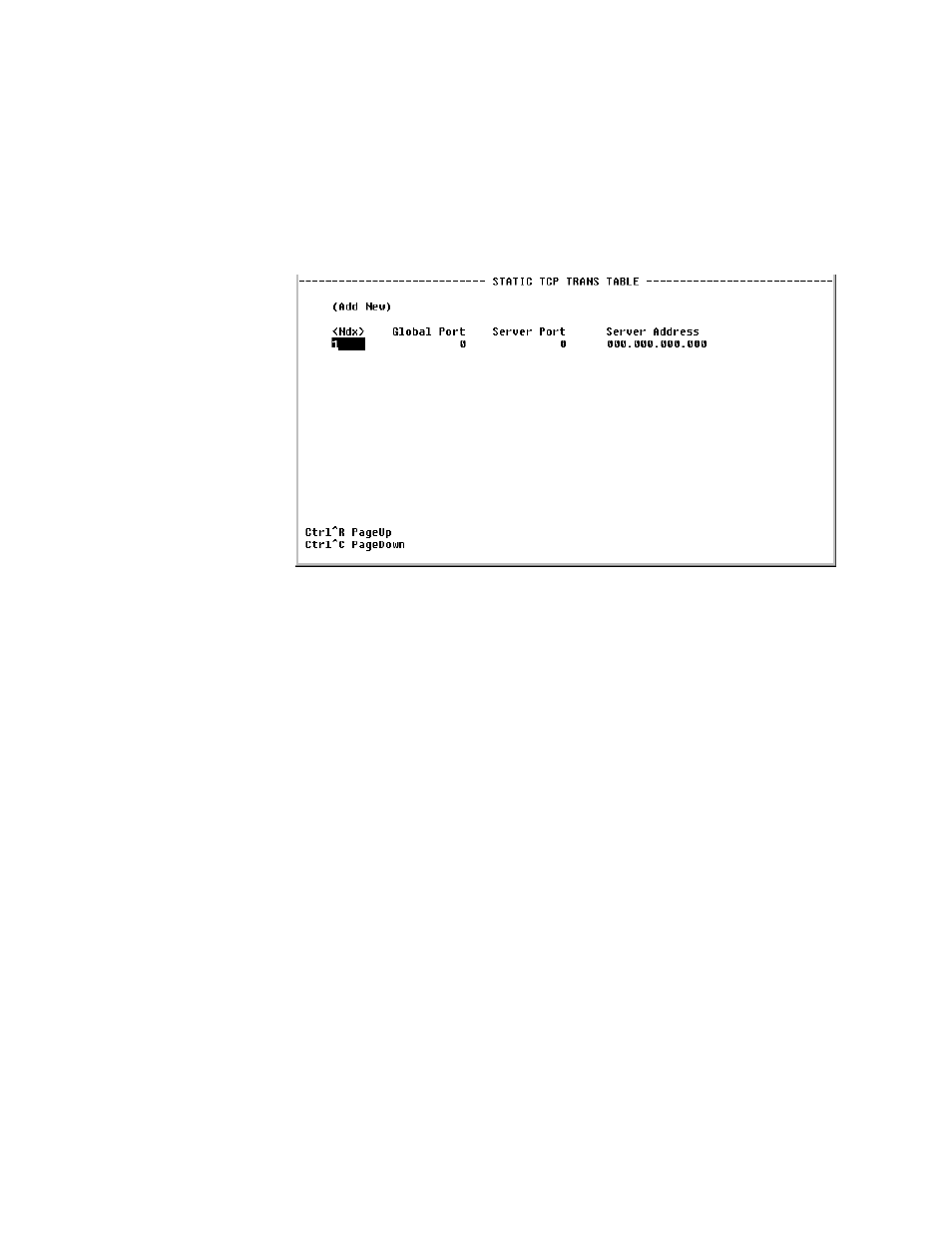 Static tcp translation table screen, Static tcp translation table screen -55 | Verilink WANsuite 6x30 (34-00315.B) Product Manual User Manual | Page 153 / 181