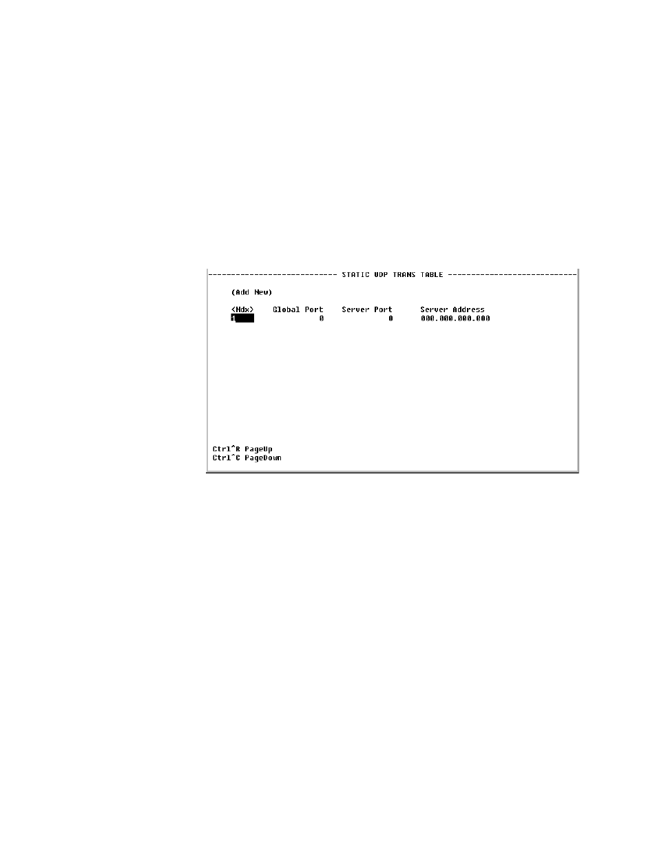 Static udp translation table screen, Static udp translation table screen -58 | Verilink WANsuite 6x30 (34-00315.B) Product Manual User Manual | Page 156 / 181