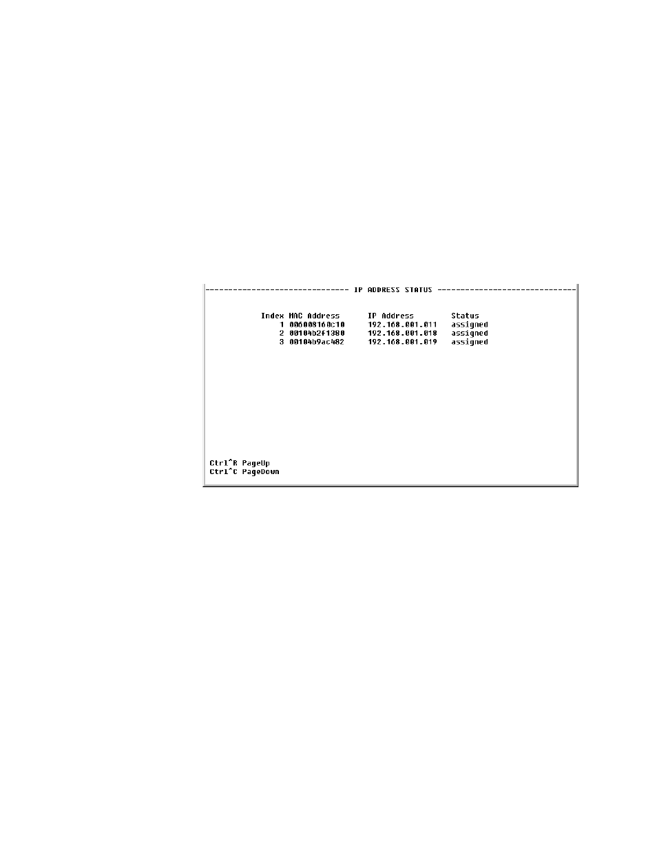 Ip address status screen, Ip address status screen -63 | Verilink WANsuite 6x30 (34-00315.B) Product Manual User Manual | Page 161 / 181