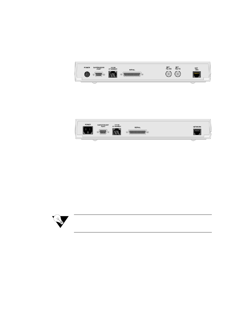 Supervisory port, 10/100 ethernet, Supervisory port -6 10/100 ethernet -6 | Verilink WANsuite 6x30 (34-00315.B) Product Manual User Manual | Page 22 / 181