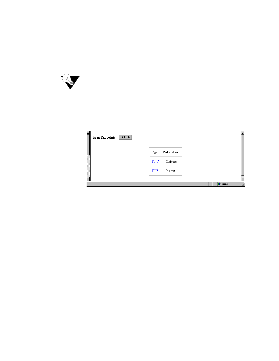 Span endpoints screen, Span endpoints screen -18 | Verilink WANsuite 6x30 (34-00315.B) Product Manual User Manual | Page 46 / 181