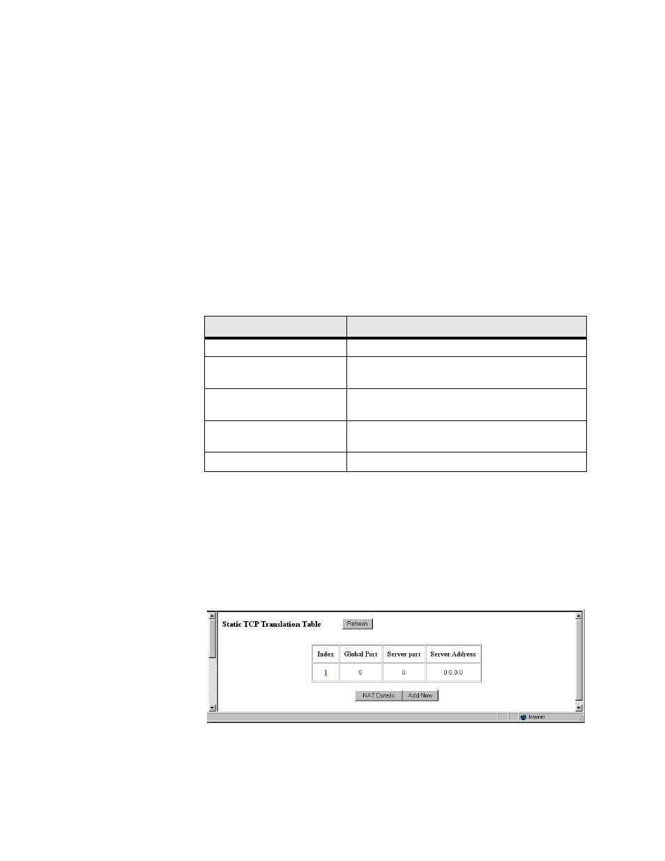 Static tcp translation table screen, Static tcp translation table screen -58 | Verilink WANsuite 6x30 (34-00315.B) Product Manual User Manual | Page 86 / 181